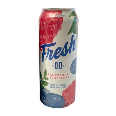 Bere Fresh Fără Alcool Raspberry&Blueberry Doză 0.50 L